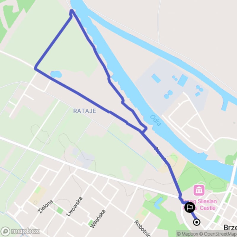 Łatwa, 3,9km rada w Brzegu dla początkujących - Brzeg