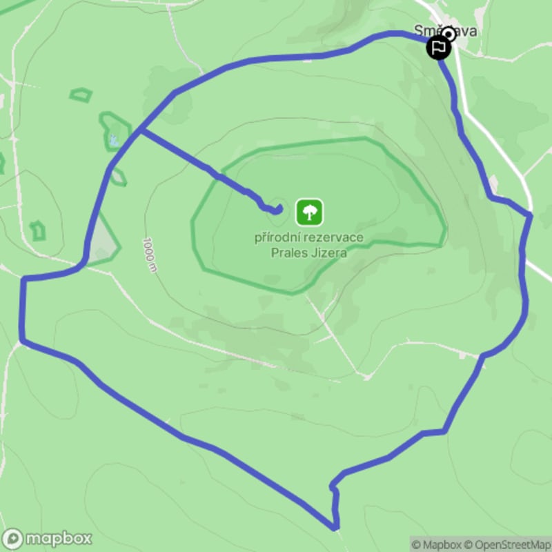 Ścieżka wzdłuż Białego Potoku - 11,7 km, poziom trudności średni - Bílý Potok