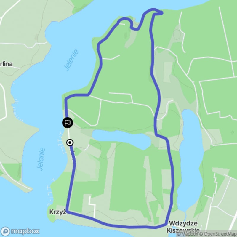 Łatwa, 4,2km rada wzdydzka - Wdzydze - Wdzydze