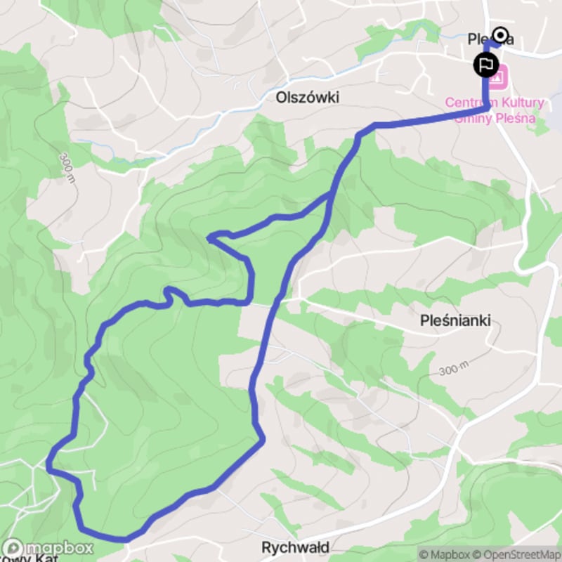 Ścieżka wzdłuż rzeki Pleśna - 6,9 km, poziom trudności średni - Pleśna
