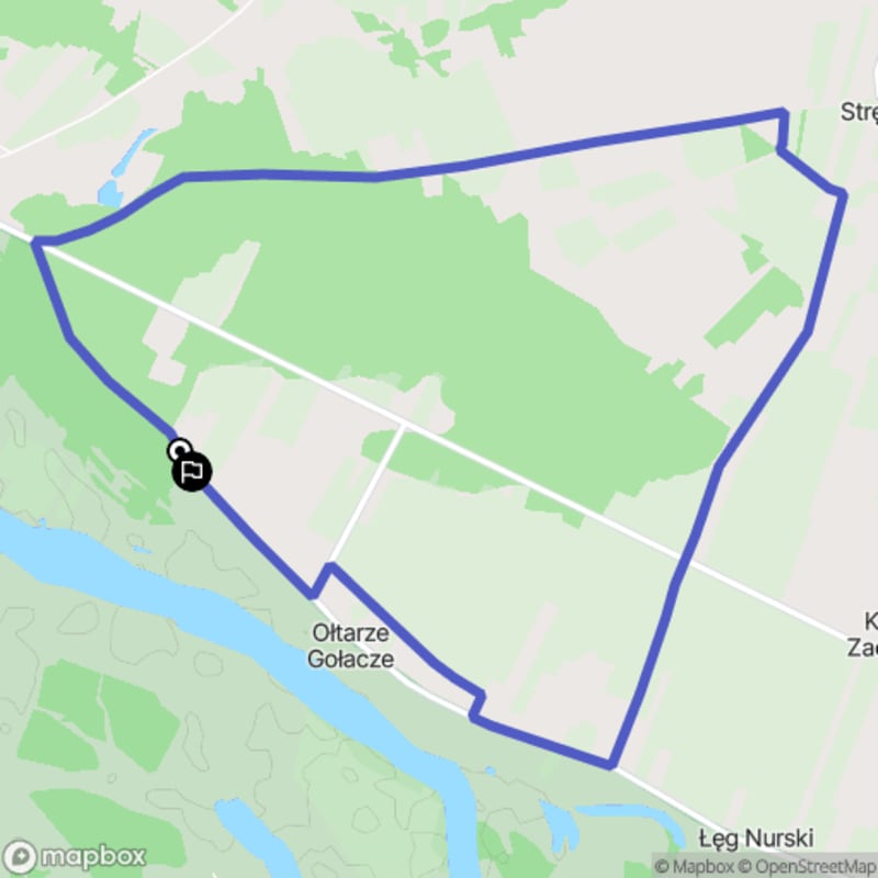 Ścieżka wzdłuż rzeki Białki - spacer po Ołtarzach-Gołaczach o dystansie 8,9 km i trudności średniej - Ołtarze-Gołacze