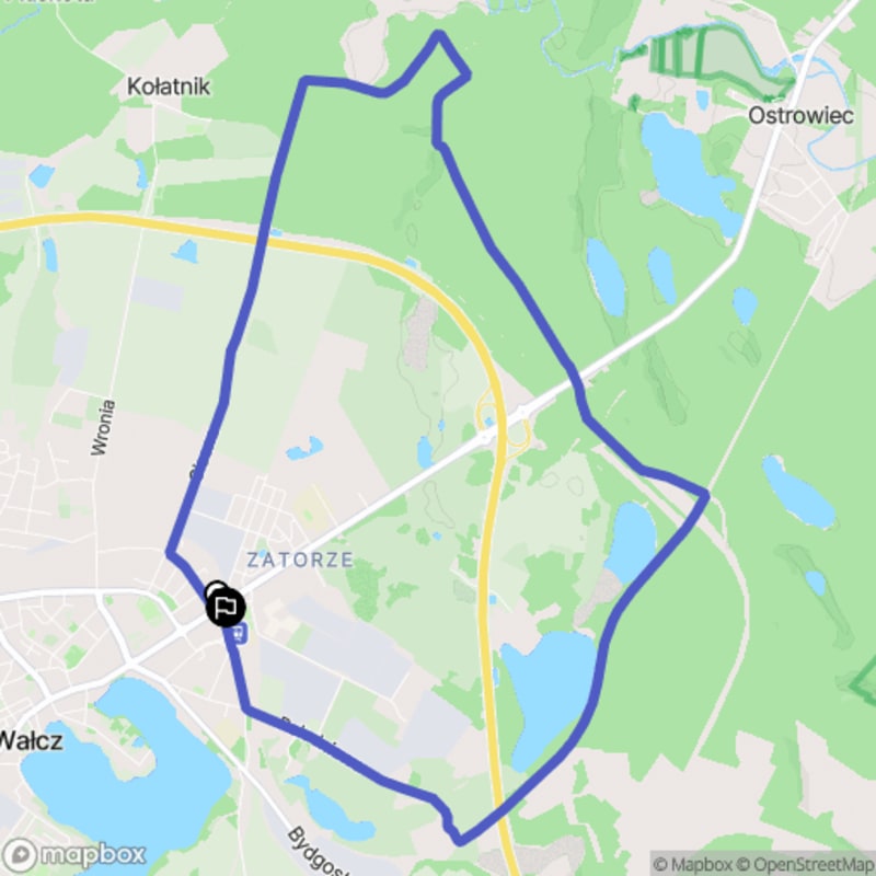 Ścieżką przez lasy z Wałcza - trudna, ale piękna wspinaczka o długości 11,8 km - Wałcz
