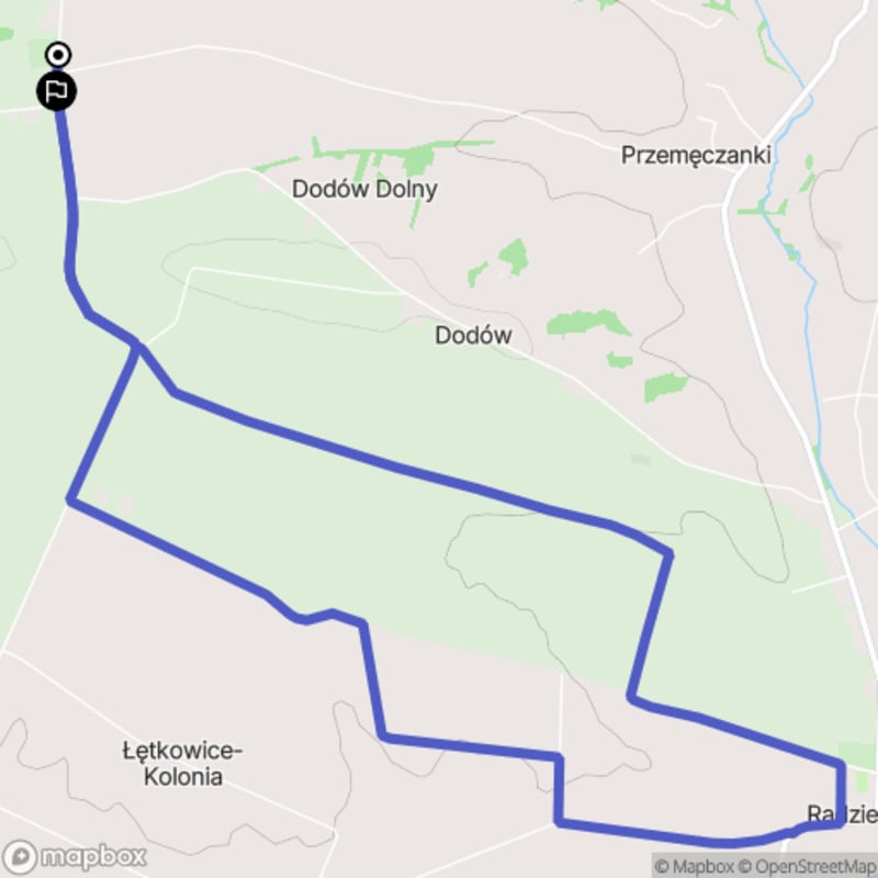 Ścieżka wzdłuż rzeki z poziomem trudności średnim - spacer od Zielenic (11,3 km) - Zielenice