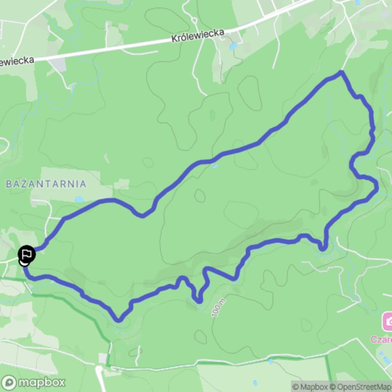 Łatwa, 6.3km trasa turystyczna rozpoczynająca się w Elblągu.\n - Elbląg