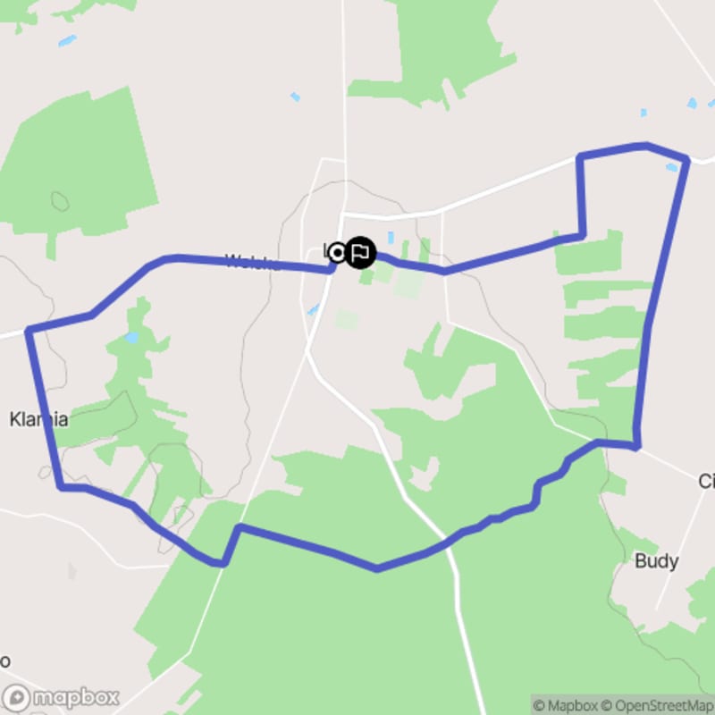 Ścieżka wzdłuż lasów Lipy o średniej trudności, dystans 8,9 km - Lipa