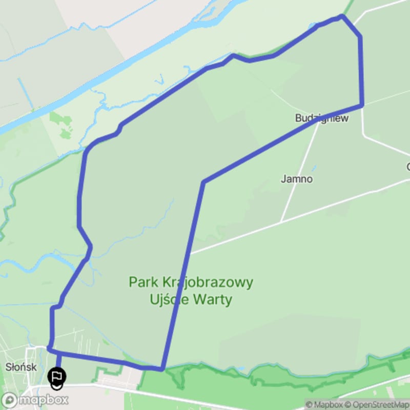 Ścieżka w Słońcu - 20,9 km trudna wycieczka w Słońsku - Słońsk