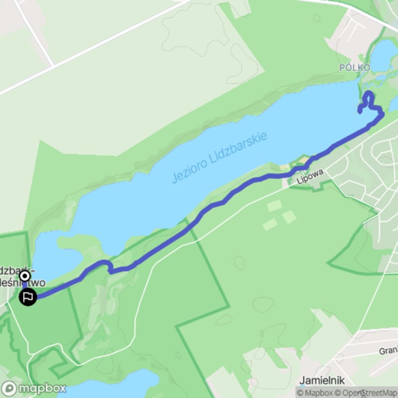 Ścieżką przez lasy - spacer średnio trudny o długości 8 km, zaczynający się w Lidzbarku Nadleśnickim. - Lidzbark-Nadleśnictwo