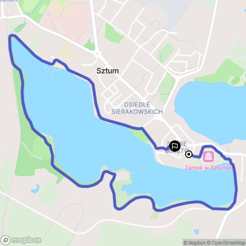 Łatwa, 4,5km trasa turystyczna w Sztumie \/ 4,5 km łatwa ścieżka turystyczna w Sztumie - Sztum