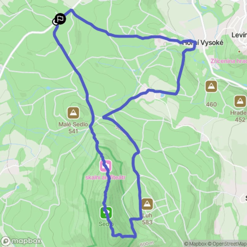 Ścieżka w środku natury - spacer z Lovečkovice o długości 8,1 km o trudności średniej - Lovečkovice