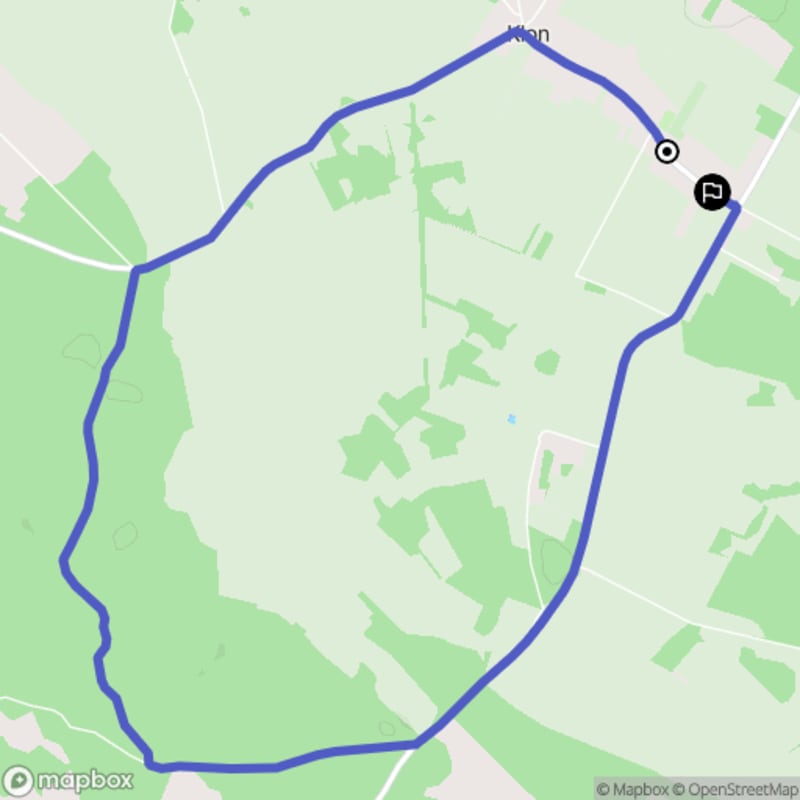 Ścieżka wzdłuż rzeki z poziomem trudności średnim - 8,9 km (Klon) - Klon