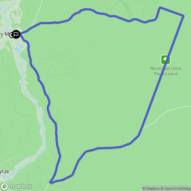 Ścieżka w Lipowym Moście - 13,4 km, poziom trudności średni - Lipowy Most