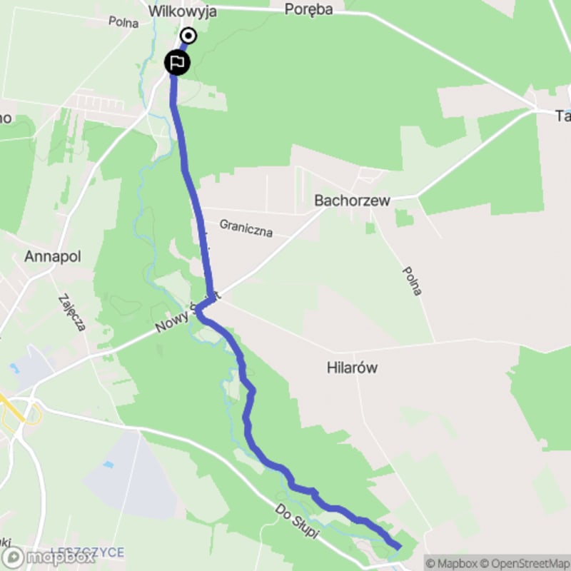 Ścieżka w Wilkowyjskie - 10,6 km trasy średnio-trudnej - Wilkowyja