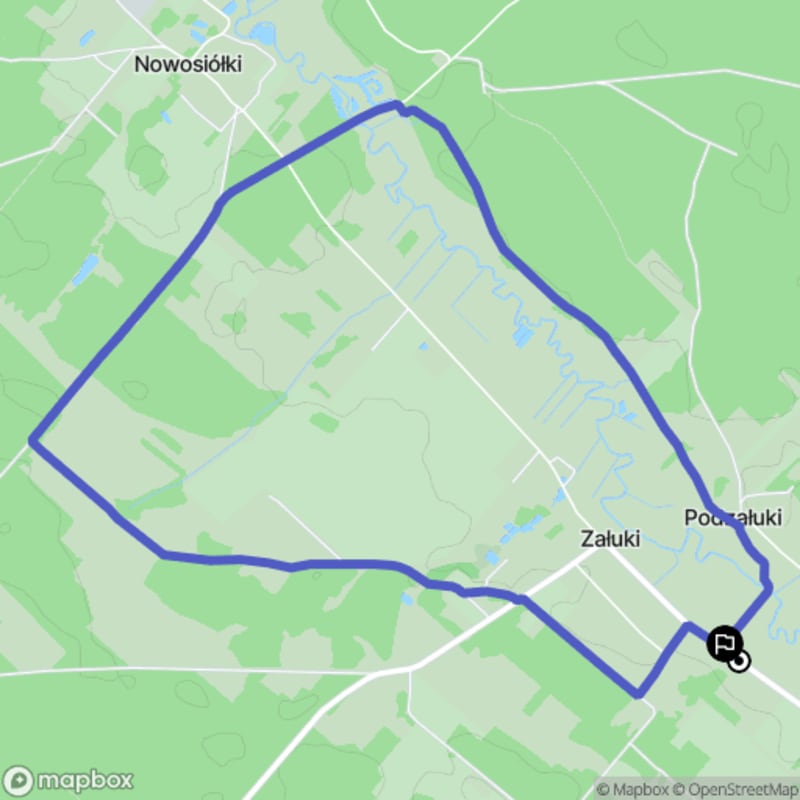 Spacer łatwy o długości 7,4 km w Załuskim Parku - Polska\n - Załuki