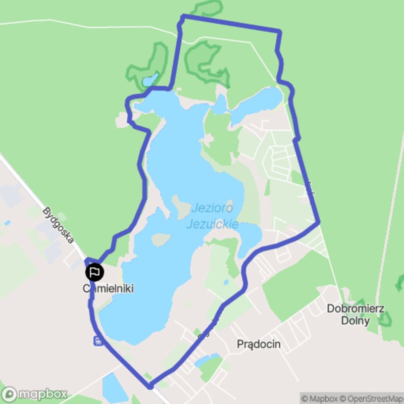 Ścieżka średnio trudna o długości 8,6 km w Chmielnikach - Chmielniki