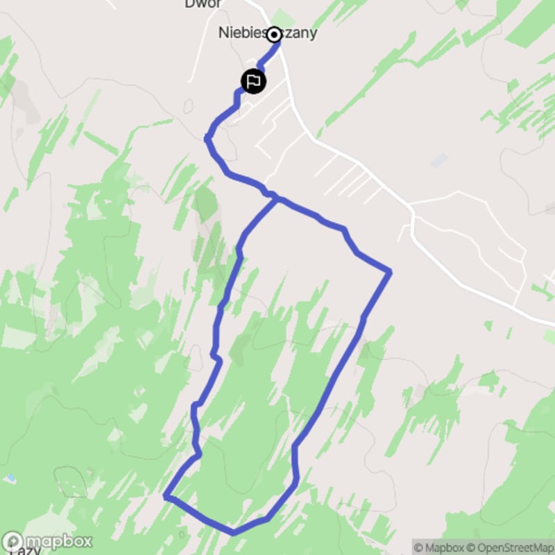 Ścieżka w Niebieszczanach o długości 8,4 km z poziomem trudności umiarkowanym - Niebieszczany