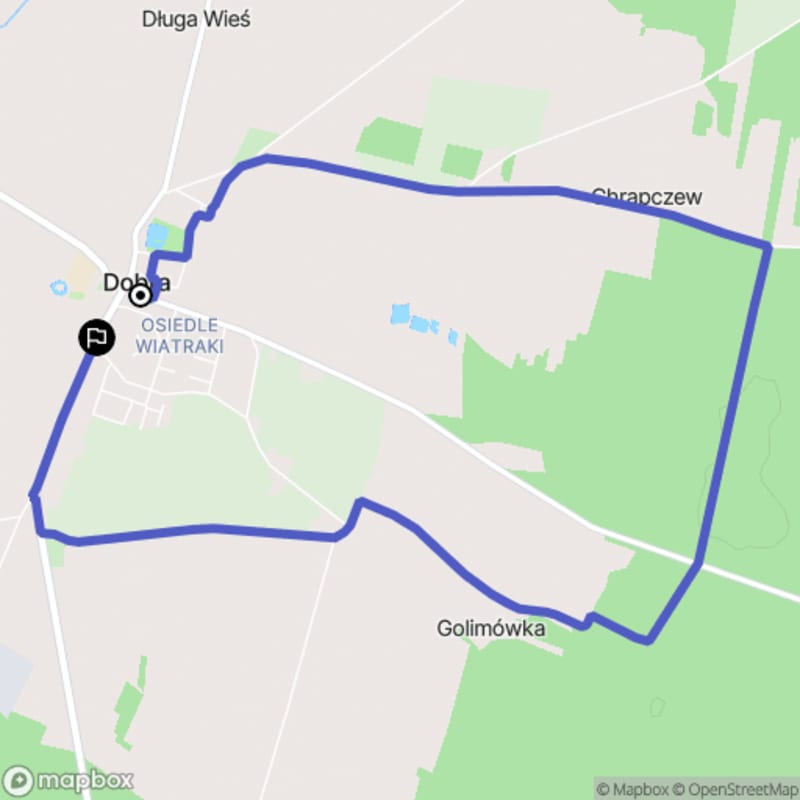 Ścieżka wzdłuż rzeki z poziomem trudności średnim - 8,7 km (Dobra) - Dobra