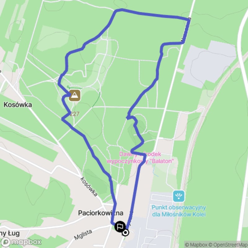 Spacer łatwy o długości 3,3 km w Wojciechowie - Wojciechów
