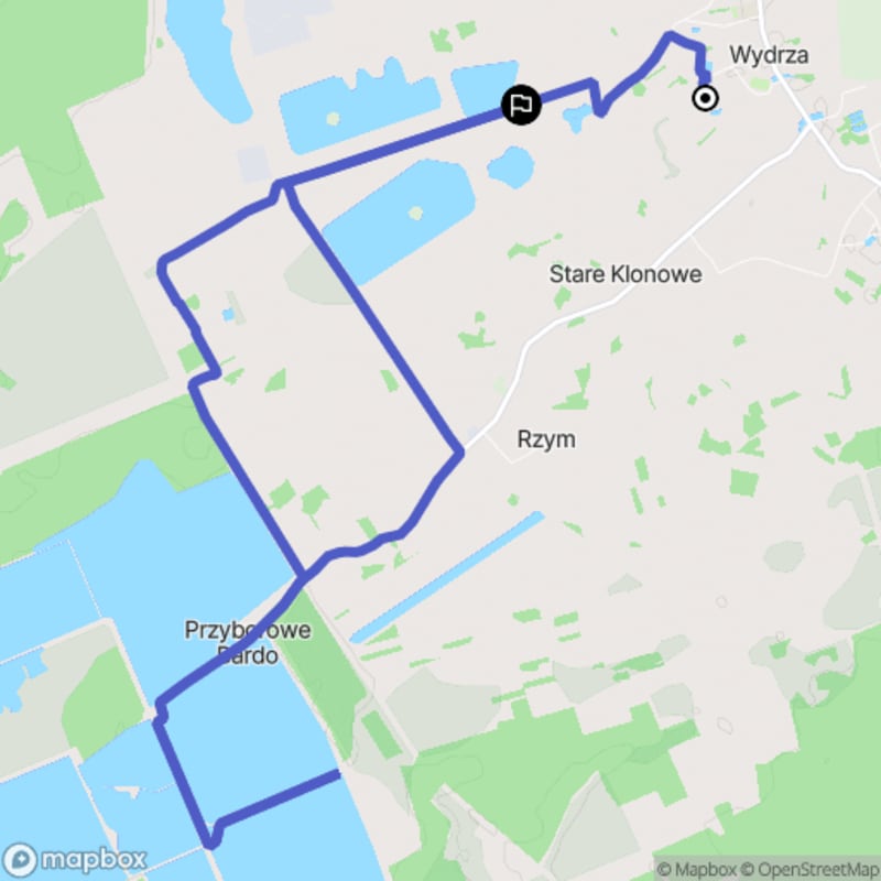Ścieżka w Wydrzy - 16,3 km, poziom trudności średnio-wysoki - Wydrza