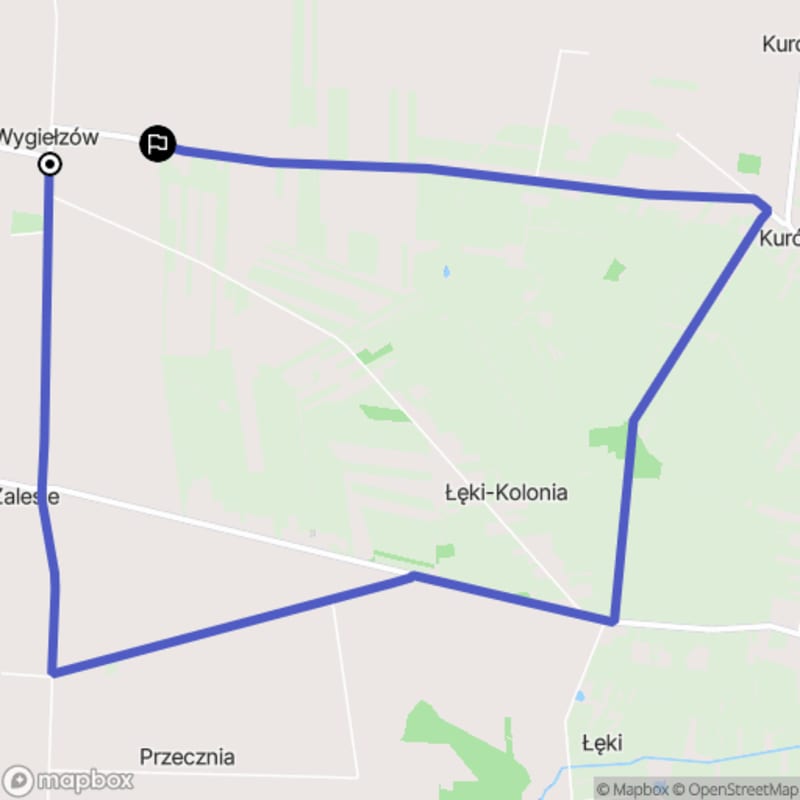 Ścieżką przez Wygiełzów na trudnym terenie (8,7 km) - Wygiełzów