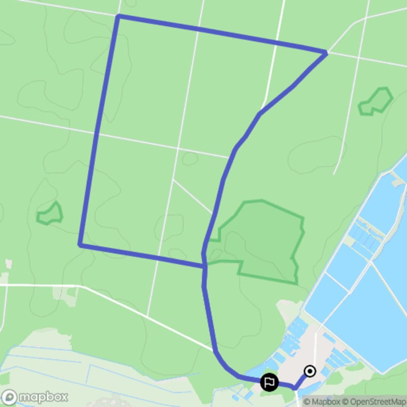 Łatwa, 5,4km rada w Ojrzęnie dla początkujących - Ojrzeń