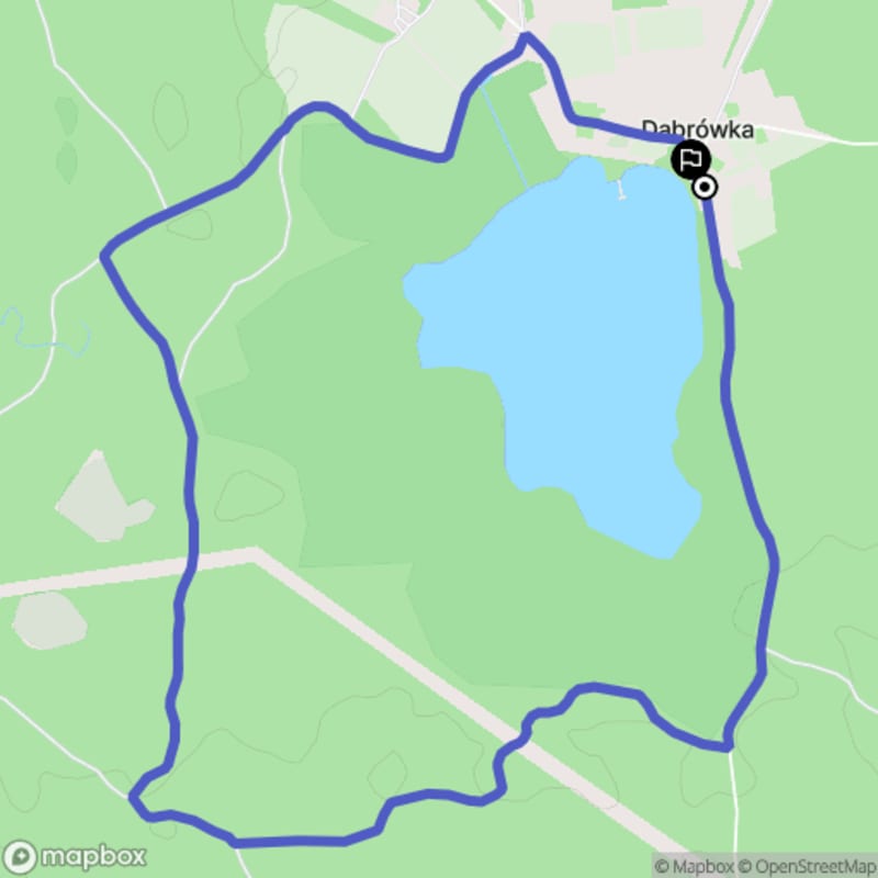 Spacer łatwy o dystansie 7,3 km w Dąbrówce - Dąbrówka