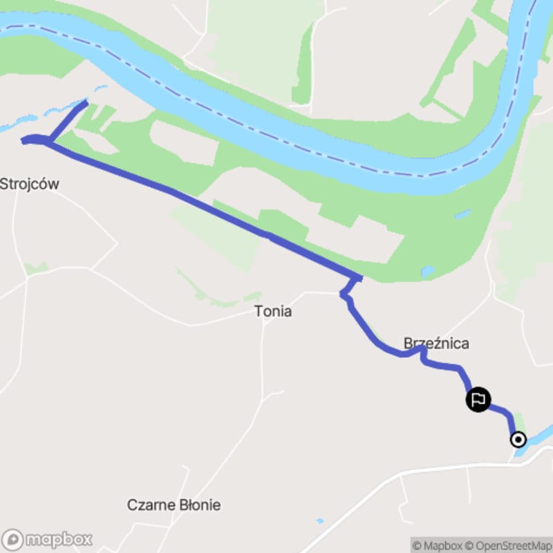 Ścieżka średnio trudna, 8,9 km długa - Mędrzechów - Mędrzechów