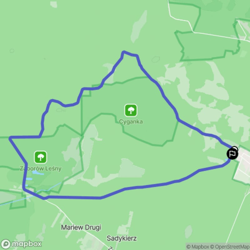 Ścieżka w Trusku - 9,2 km, poziom trudności średni - Truskaw