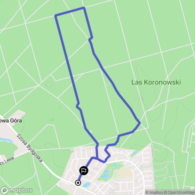 Łatwa, 5,3km dystans rajdu turystycznego w Bydgoszczy - Bydgoszcz