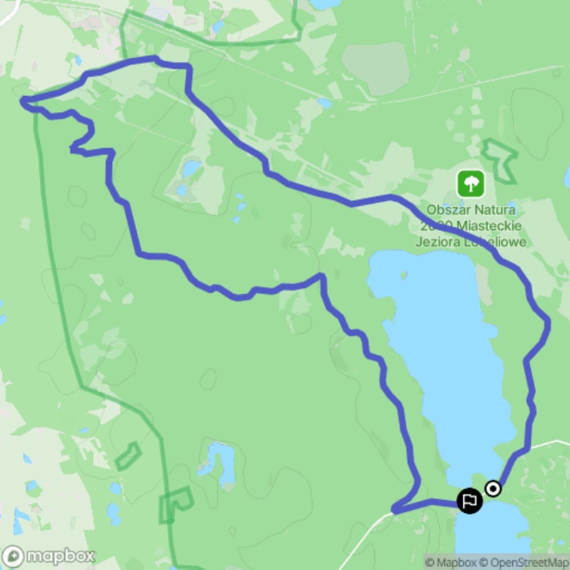 Ścieżka turystyczna Świeszynko - lasy okoliczne (8,7 km), poziom trudności średni - Świeszynko