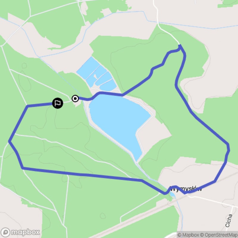 Łatwa, 5,5km dystansowa przechadzka turystyczna z miejsca Czarnca - Czarnca