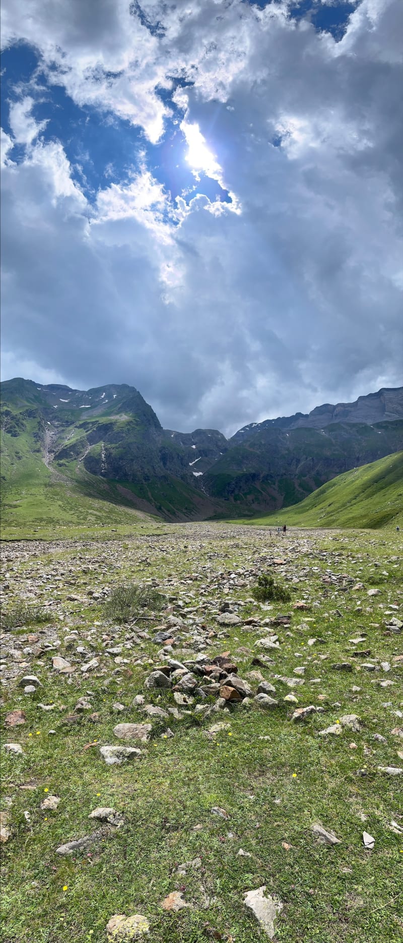 Aragnouet vers le cirque de Baroude - Aragnouet