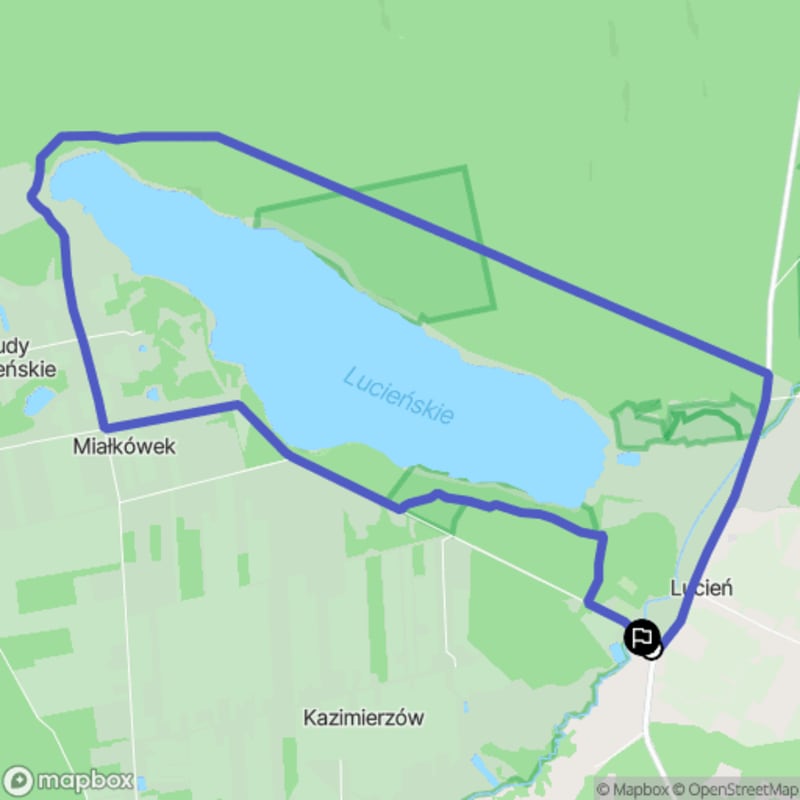 Ścieżką przez Lucień na poziom średniej trudności, dystans 10,9 km - Lucień