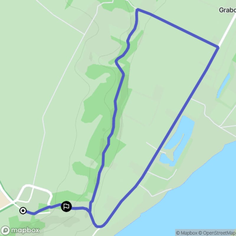 Łatwa, 4.1 km trasa turystyczna w Kozielcu \n (polski tytuł wędrówki) - Kozielec