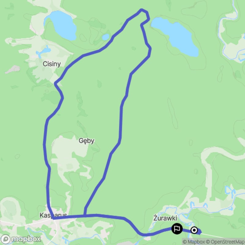 Ścieżka szumów - spacer od Szlagi-Młyna o dystansie 11,8 km i poziomie trudności średniej. - Szlaga-Młyn