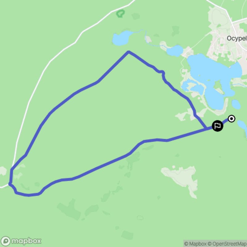 Ścieżka w Ocypelu - 14,9 km, poziom trudności - Ocypel