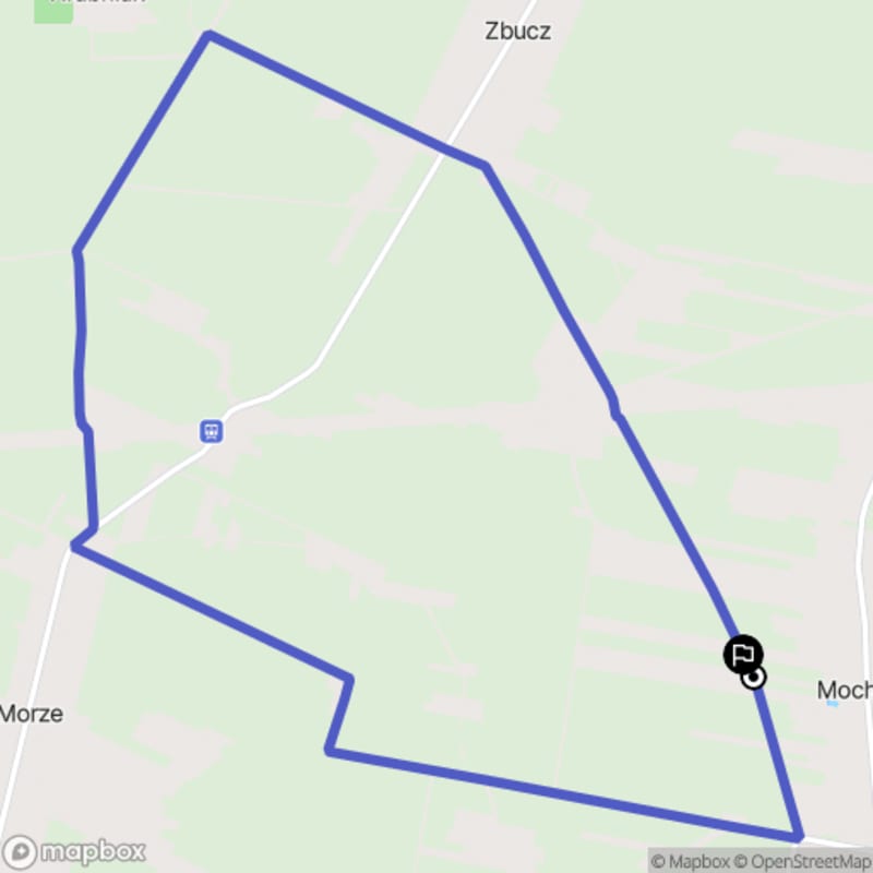 Ścieżka w Mochnacie o długości 10 km z poziomem trudności umiarkowanym - Mochnate