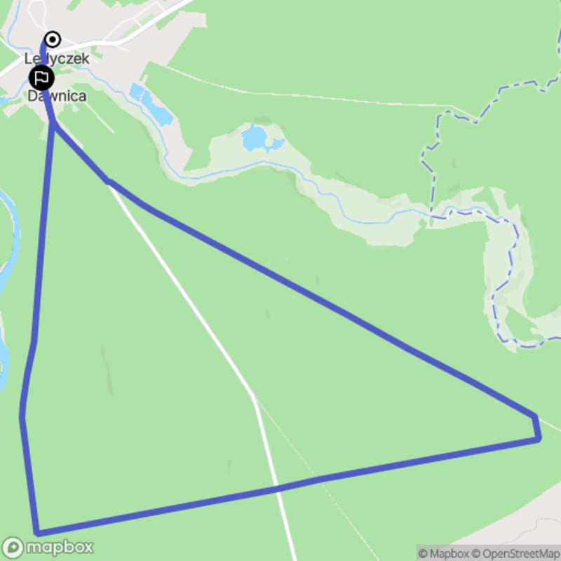 Ścieżka w środku natury - spacer po Lędyczku o długości 11,1 km z poziomym wzrostem o stopień trudności. - Lędyczek
