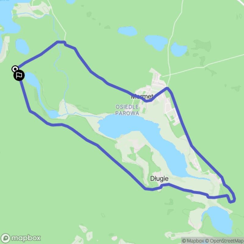 Ścieżka turystyczna z Ocypela, dystans 9.9 km, poziom trudności średni - Ocypel