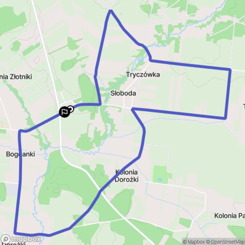 Ścieżką przez Tryczówkę na poziomie trudności średniej, dystans 9,2 km - Tryczówka