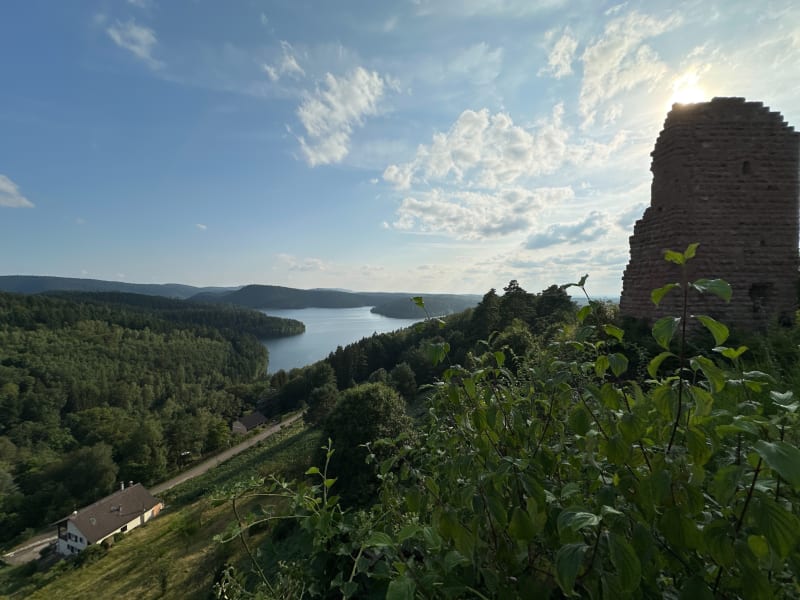 Tour du lac de Pierre Percée - Pierre-Percée