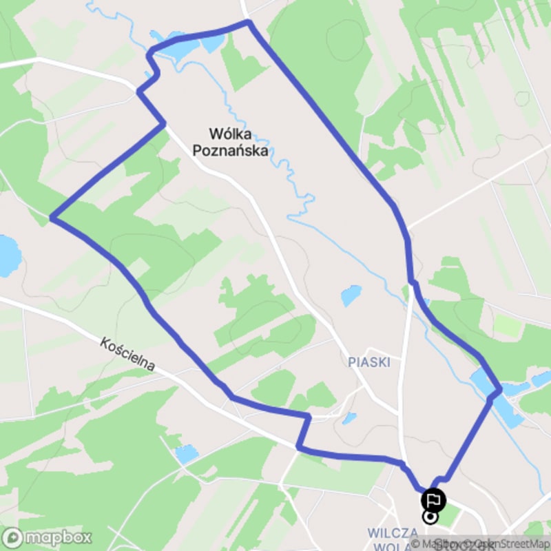 Spacer łatwy o dystansie 5,9 km z miejscowości Stoczek Łukowski - Stoczek Łukowski