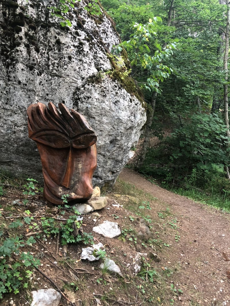Rando des visages sculptés - Manteyer