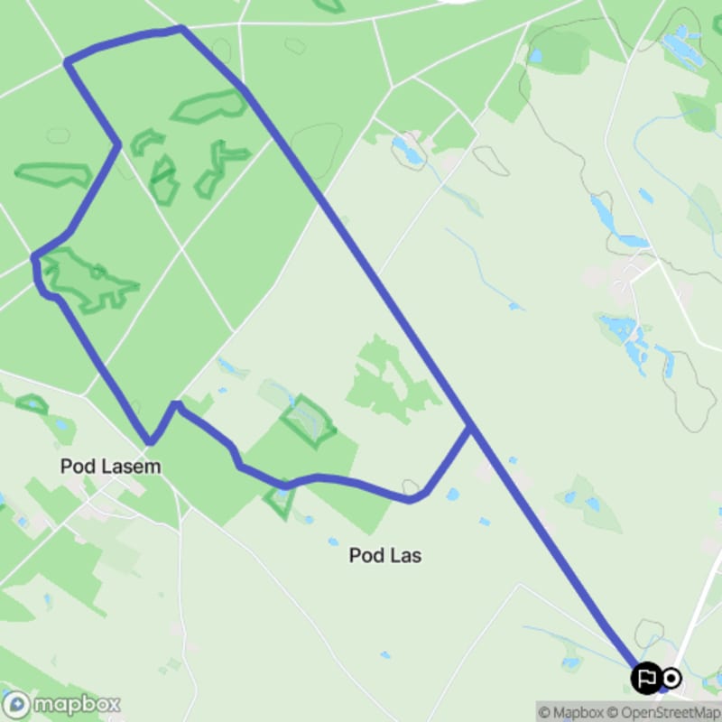 Spacer w Polskich Łąkach - łatwa trasy o długości 7,4 km - Polskie Łąki