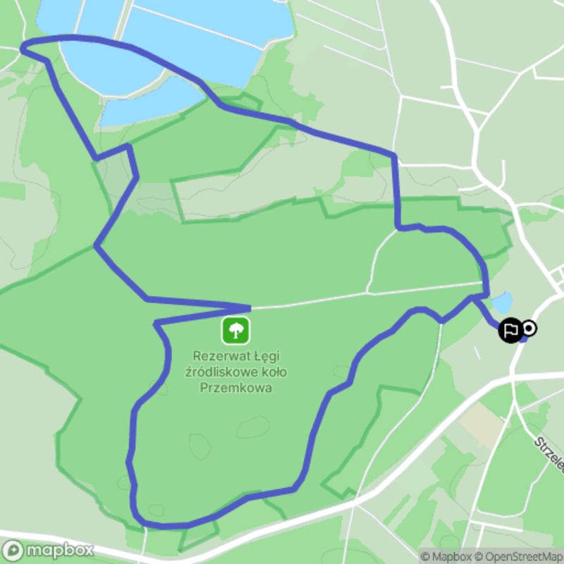 Łatwa, 6.6 km dystansowa przechódka z Przemkowa \n (polski tytuł wędrówki: łatwa, 6.6 km dystansowa przechódka z Przemkowa) - Przemków