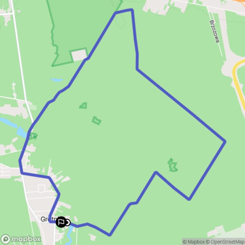 Ścieżka turystyczna w Grotnikach, dystans 10,3 km, poziom trudności średni - Grotniki