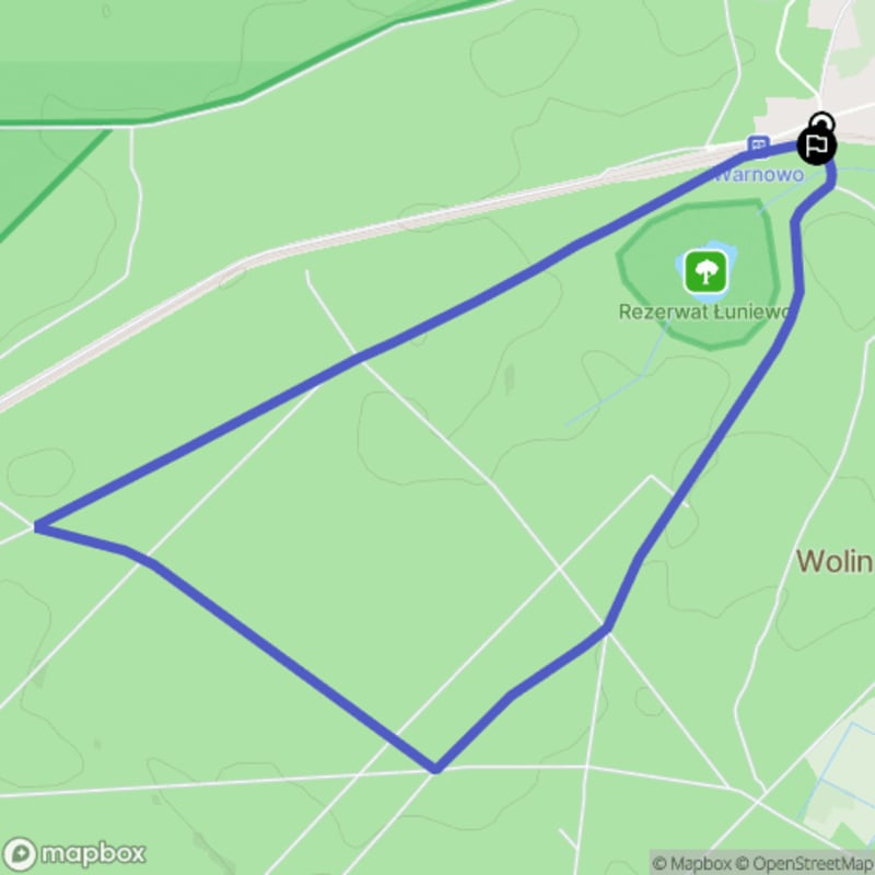 Łatwa, 5,3km trasa turystyczna z Warnowa \/ 

(Łatwa, 5,3 km wędrówka turystyczna z Warnowa) - Warnowo