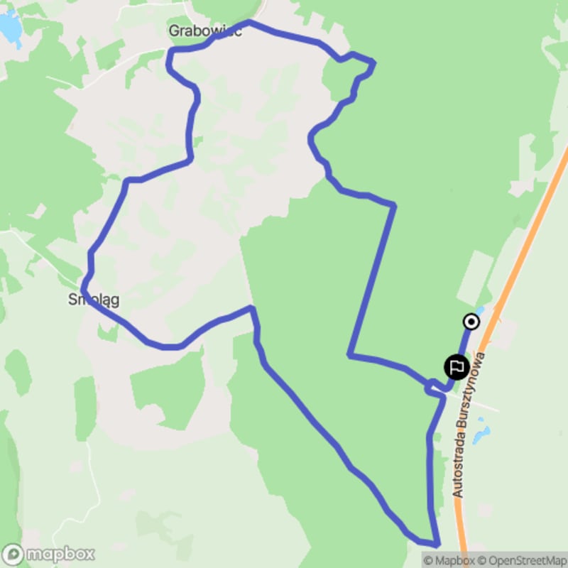 Ścieżka wzdłuż rzeki Białki - 12,9 km, poziom trudności średni, rozpoczynająca się w Rombarku. - Rombark