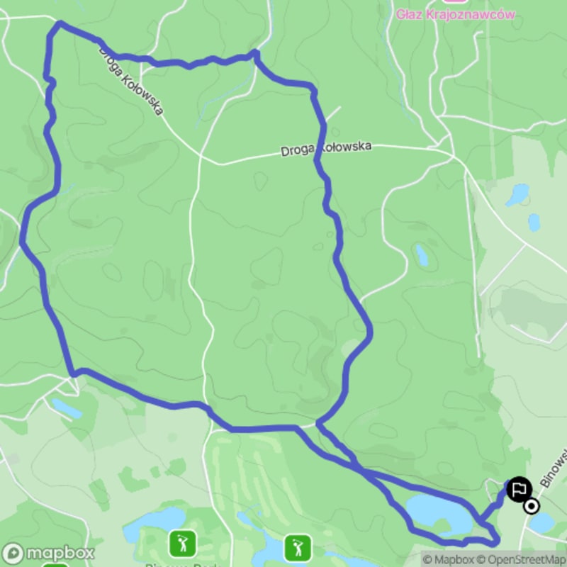 Ścieżka wzdłuż Osetnego Pola o długości 9,5 km z poziomem trudności umiarkowanym. - Osetne Pole