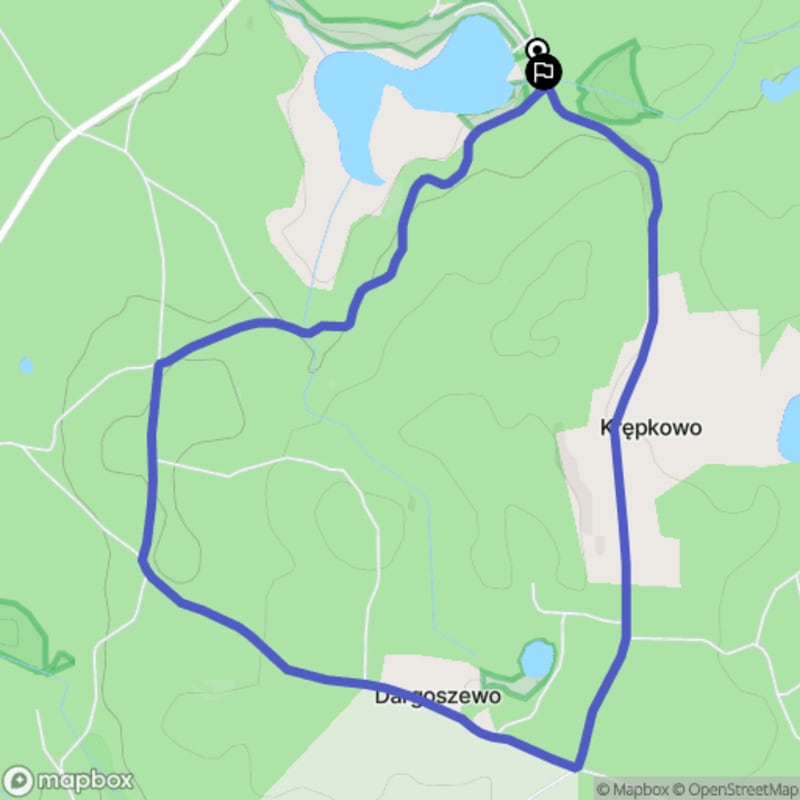 Łatwa, 5.5km trasa turystyczna rozpoczynająca się w Krępkowicach.\n - Krępkowice