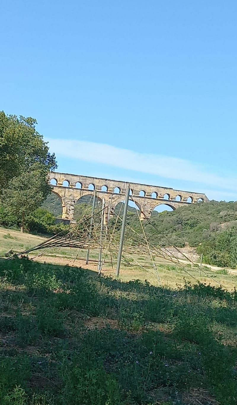 Pont du Gard depuis St-Hilaire-d'Ozilhan - Saint-Hilaire-d'Ozilhan